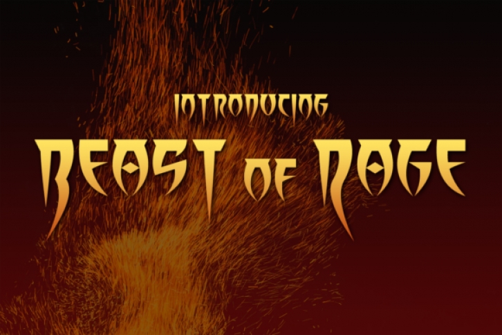 Beast of Rage Font Download