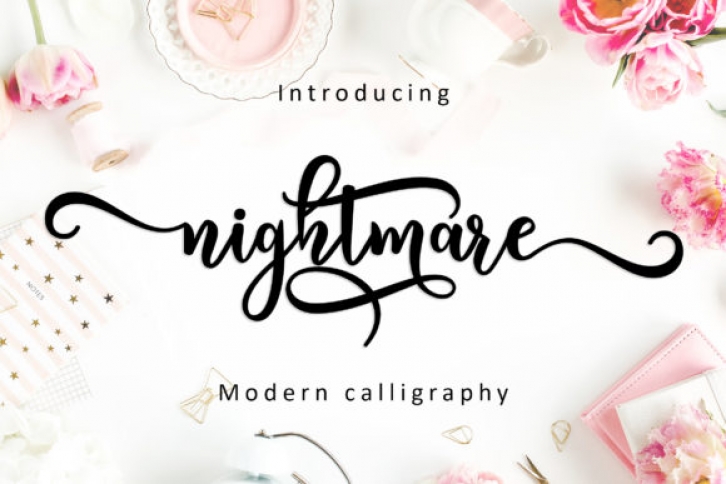 Nightmare Script Font Download