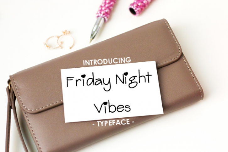 Friday Night Vibes Font Download