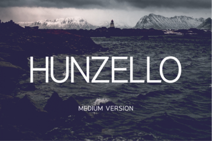 Hunzello Medium Font Download