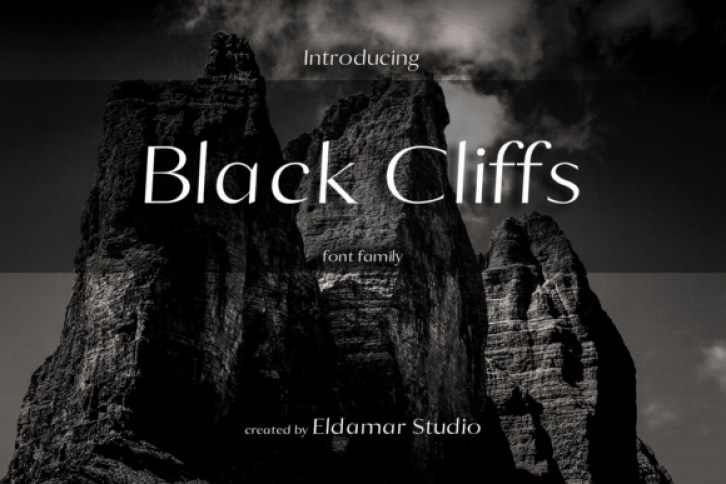 Black Cliffs Font Download