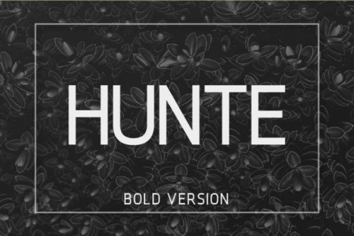 Hunte Bold Font Download