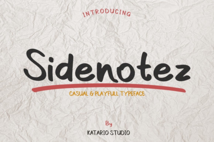 Sidenotez Font Download