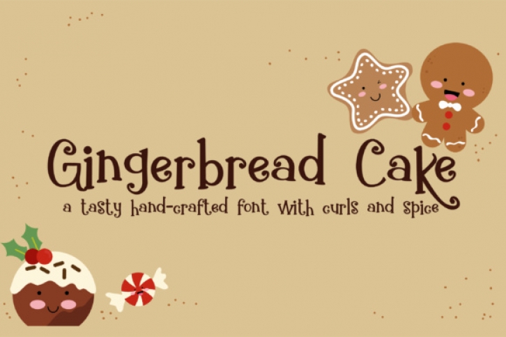 Gingerbread Cake Font Download