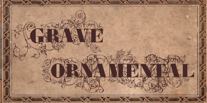 Grave Ornamental Font Download