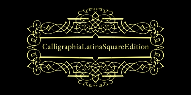 CalligraphiaLatinaSquareEdition Font Download