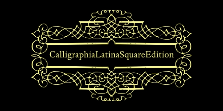 CalligraphiaLatinaSquareEdition Font Download