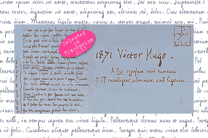 1871 Victor Hugo Font Download