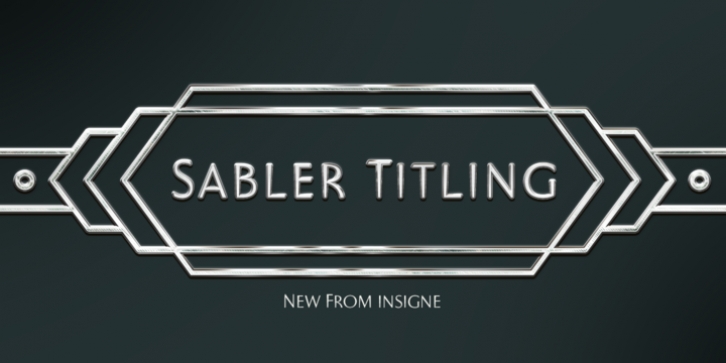 Sabler Titling Font Download
