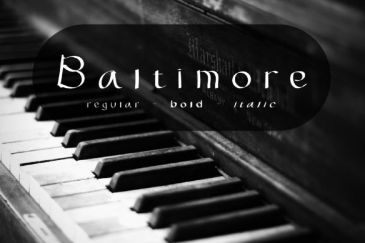 Baltimore Font Download