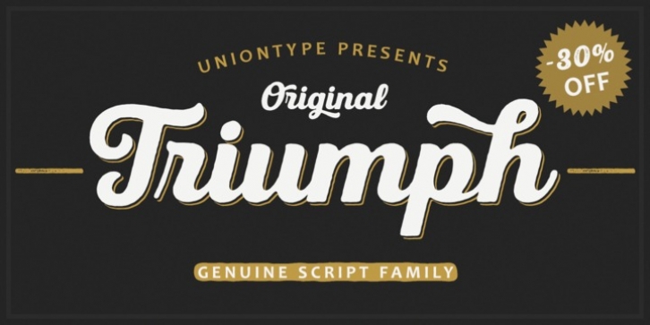 UT Triumph Font Download
