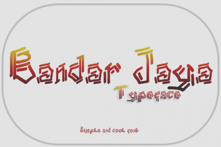 Bandar Jaya Font Download