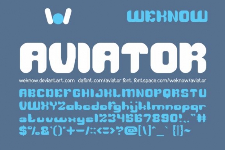 Aviator Font Download