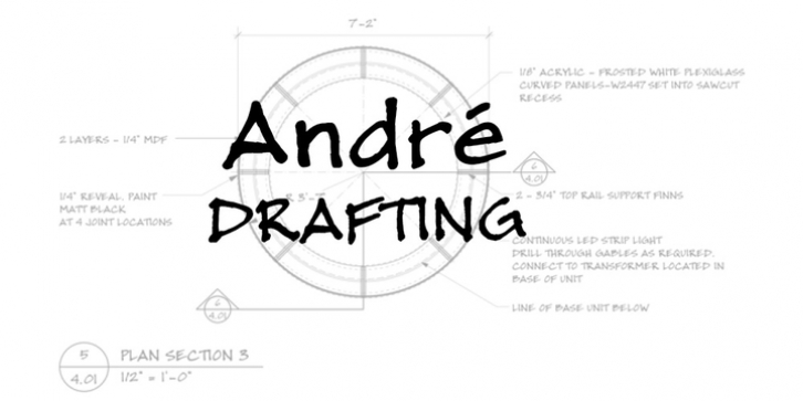 Andre Drafting Font Download