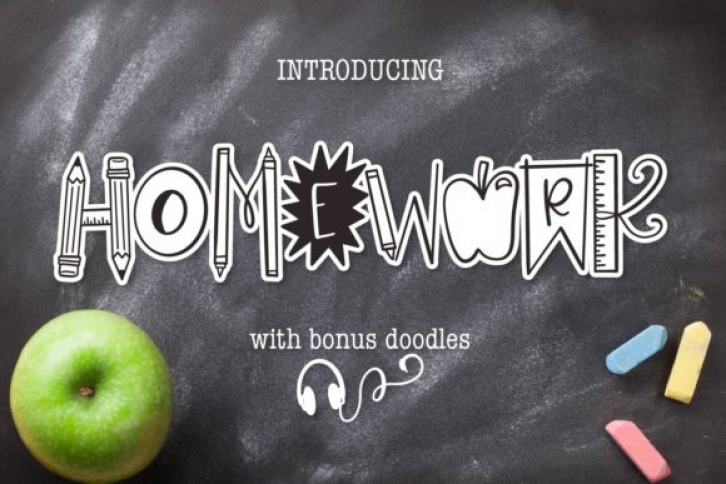 Homework Font Download
