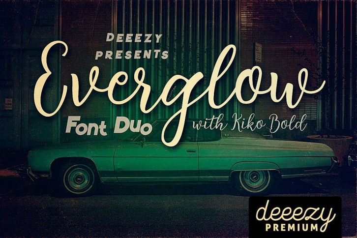 Everglow Script Font Duo Font Download