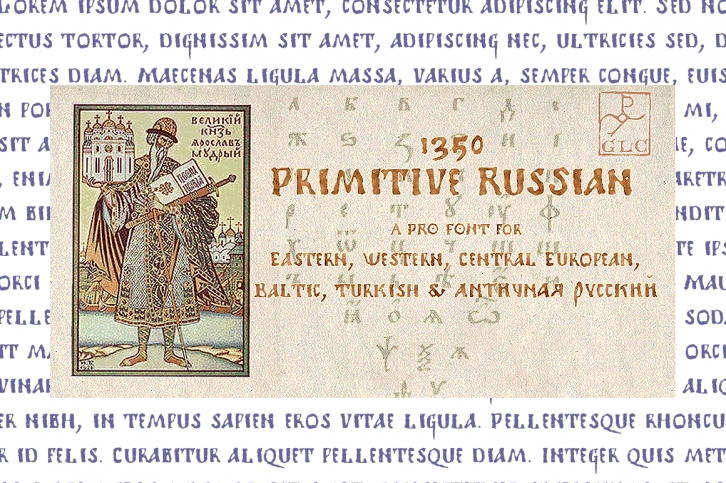 1350 Primitive Russian Font Download