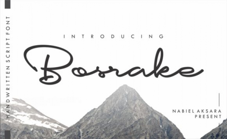 Bosrake Font Download