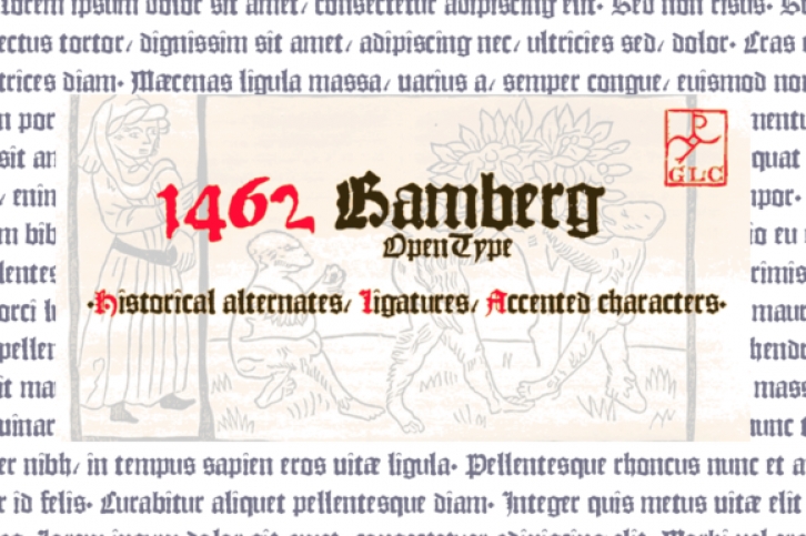 1462 Bamberg Font Download