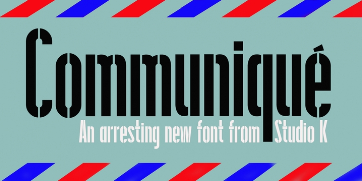 Communiqué Font Download