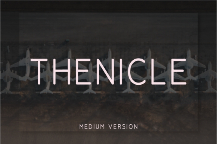 Thenicle Medium Font Download