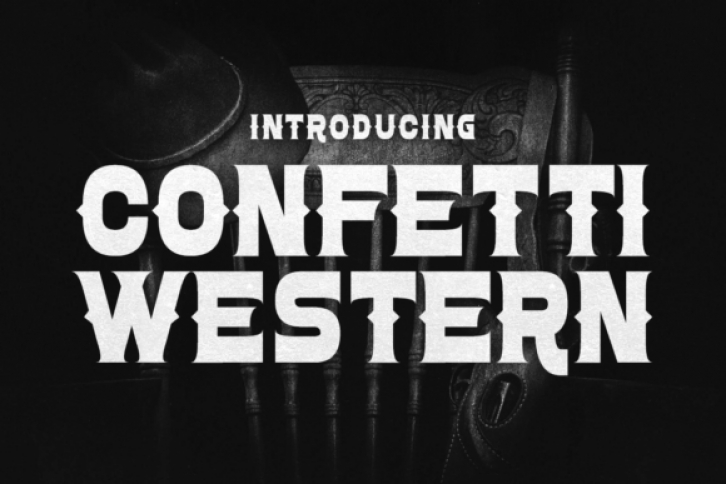 Confetti Western Font Download