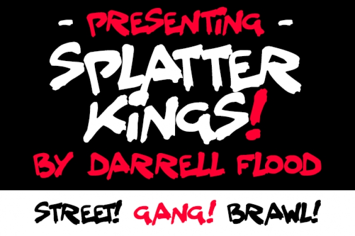 Splatter Kings Font Download