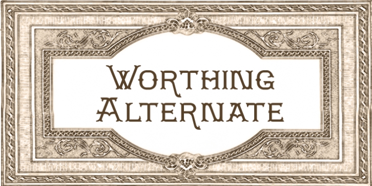 Worthing Font Download