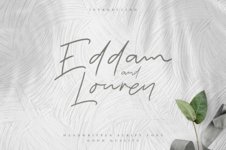 Eddam and Louren Font Download