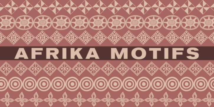 Afrika Motifs Font Download