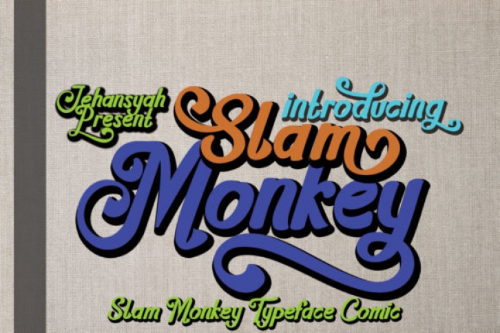 Slam Monkey Font Download