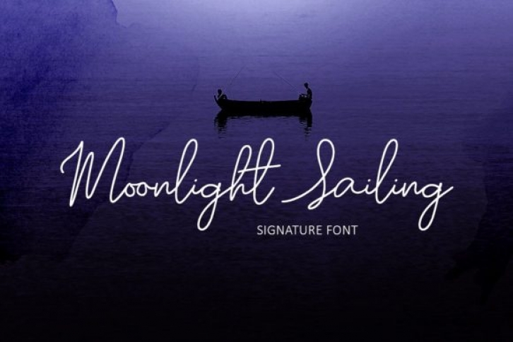 Moonlight Sailing Script Font Download