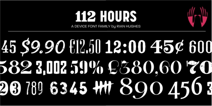 112 Hours Font Download