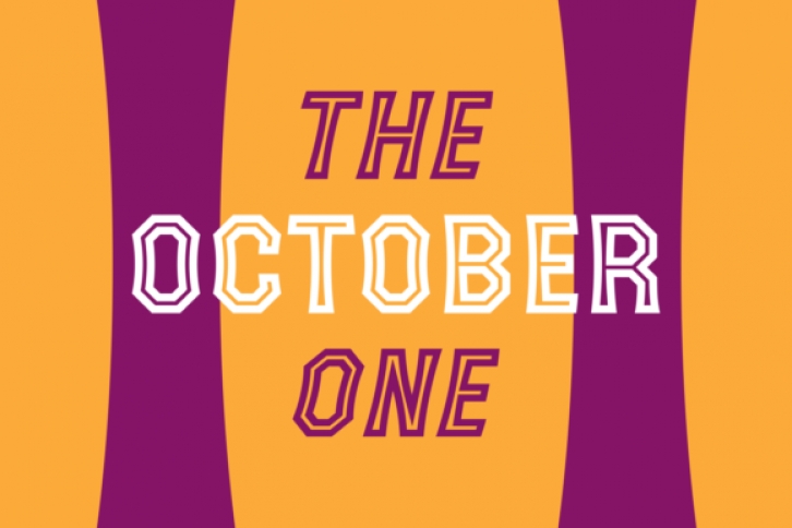 The October One Font Download