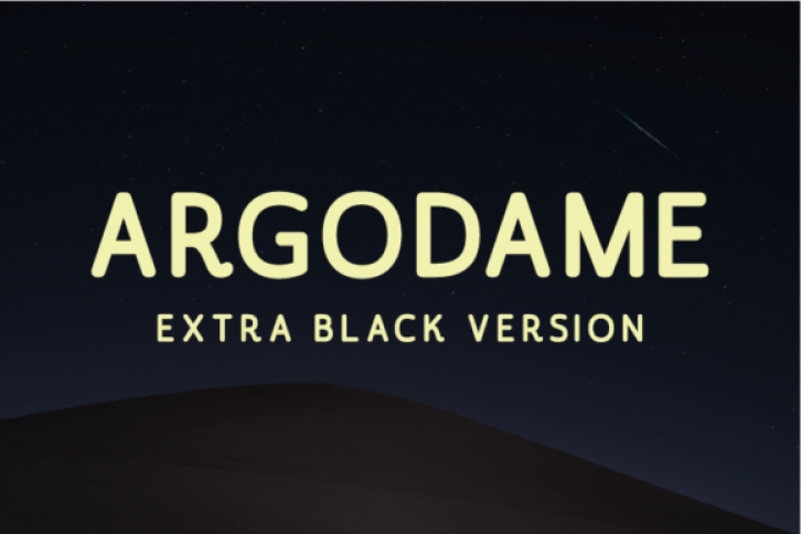 Argodame Extra Black Font Download