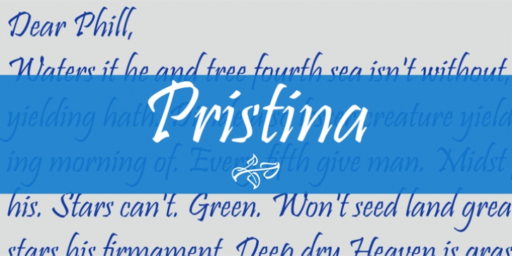 Pristina Font Download