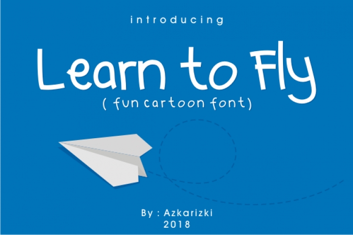 Learn to Fly Font Download