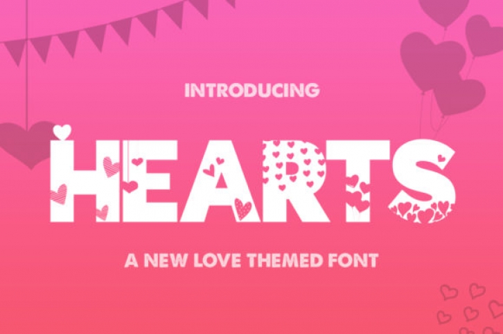 Hearts Font Download