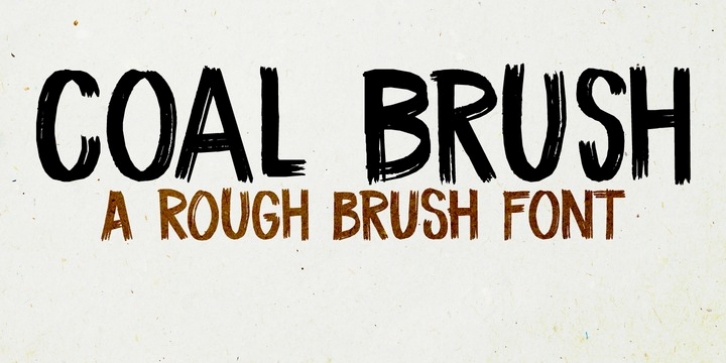 Coal Brush Font Download