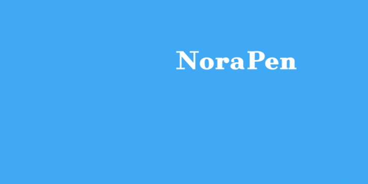 NoraPen Font Download