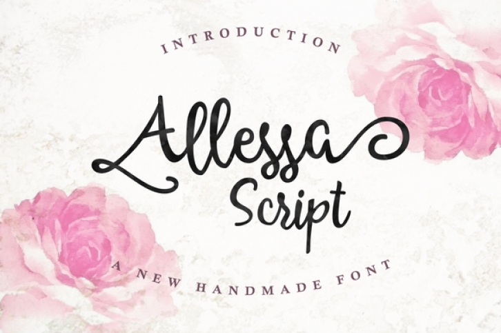 Allessa Script Font Download