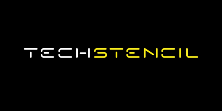 Techstencil Font Download