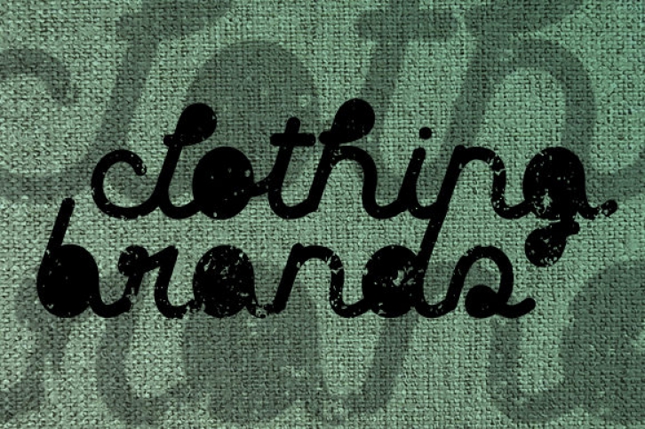 Clothing Brands Font Download