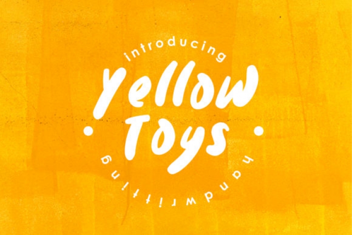 Yellow Toys Font Download