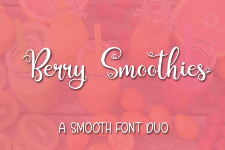 Berry Smoothies Font Download