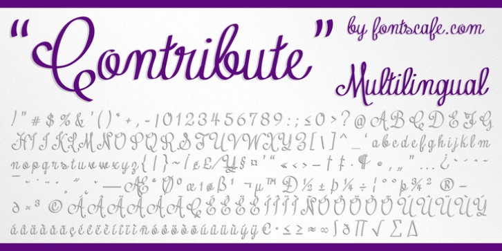 Contribute Font Download