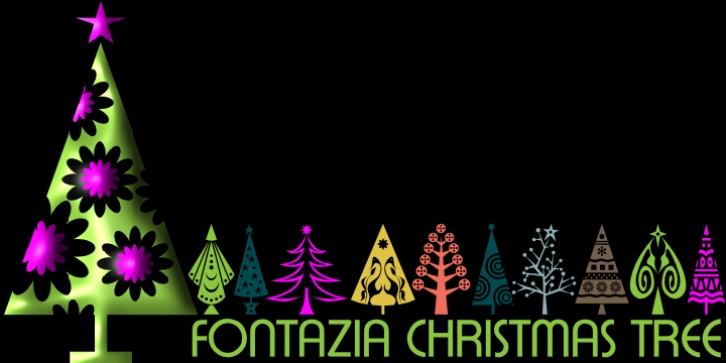 Fontazia Christmas Tree Font Download