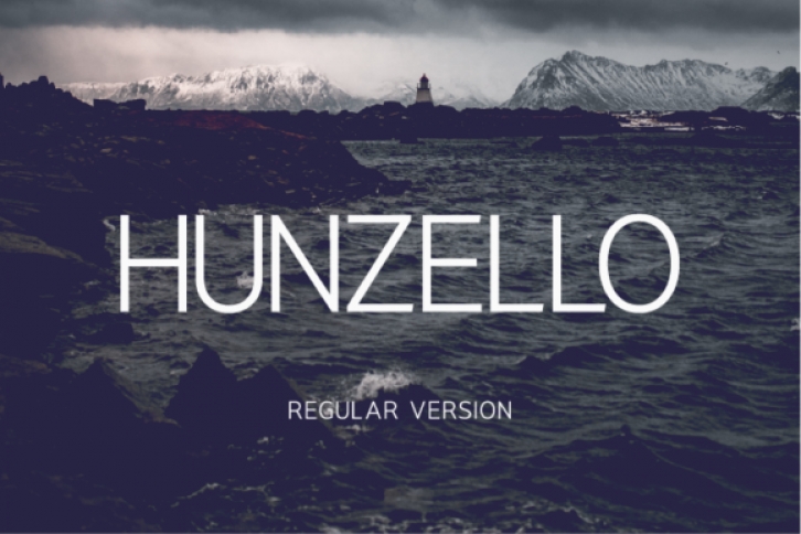 Hunzello Regular Font Download