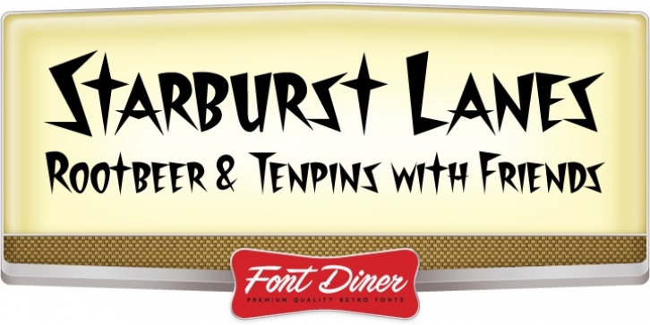 Starburst Lanes Font Download