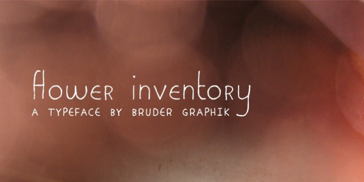 Flower Inventory Font Download